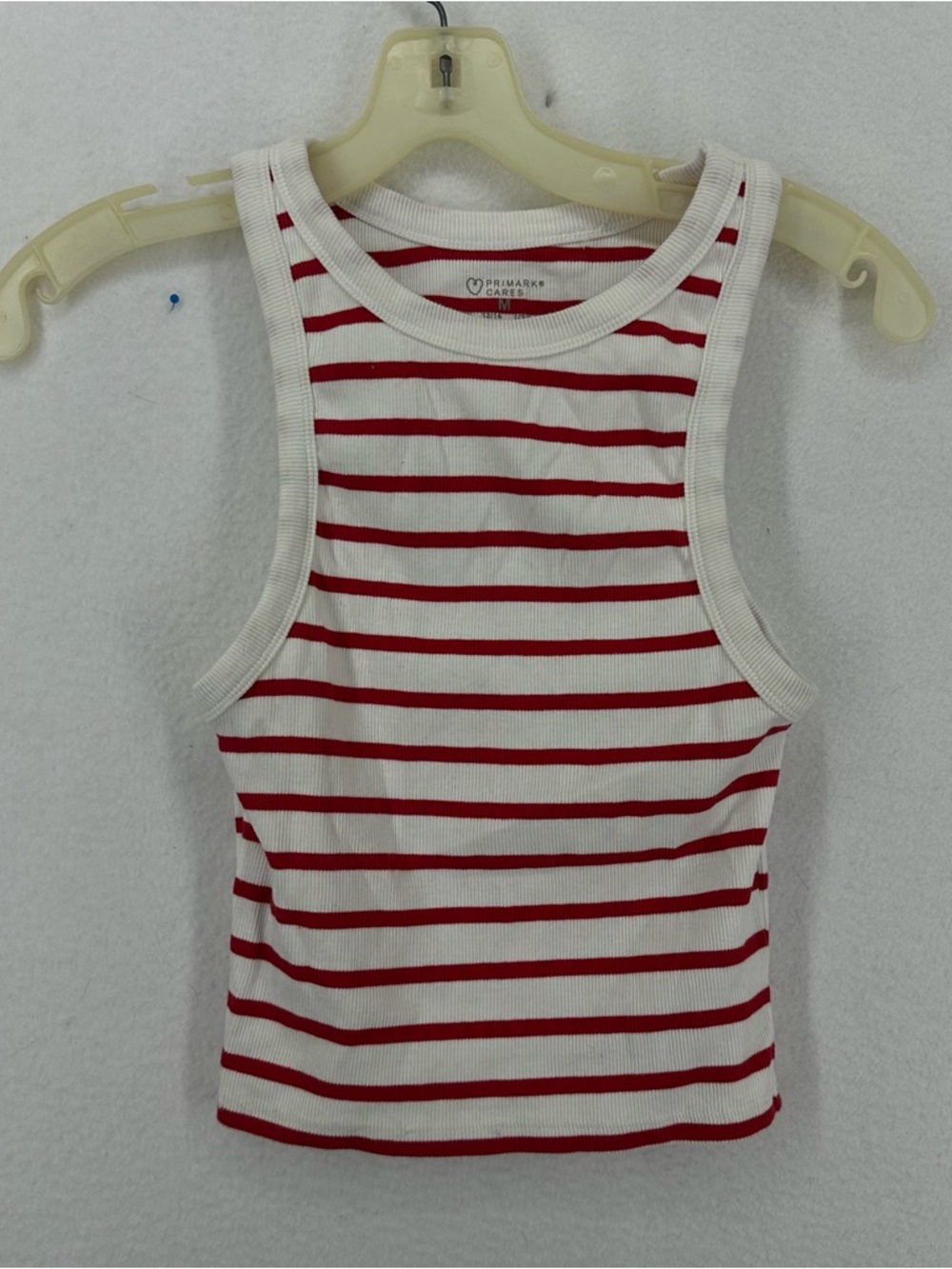Primark‎ Striped Halter Tank Top Girls Medium White Red